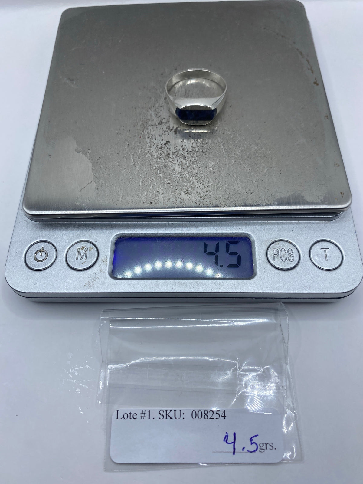 Anillo de Plata 925 con Piedra Azul — Taxco — foto 7