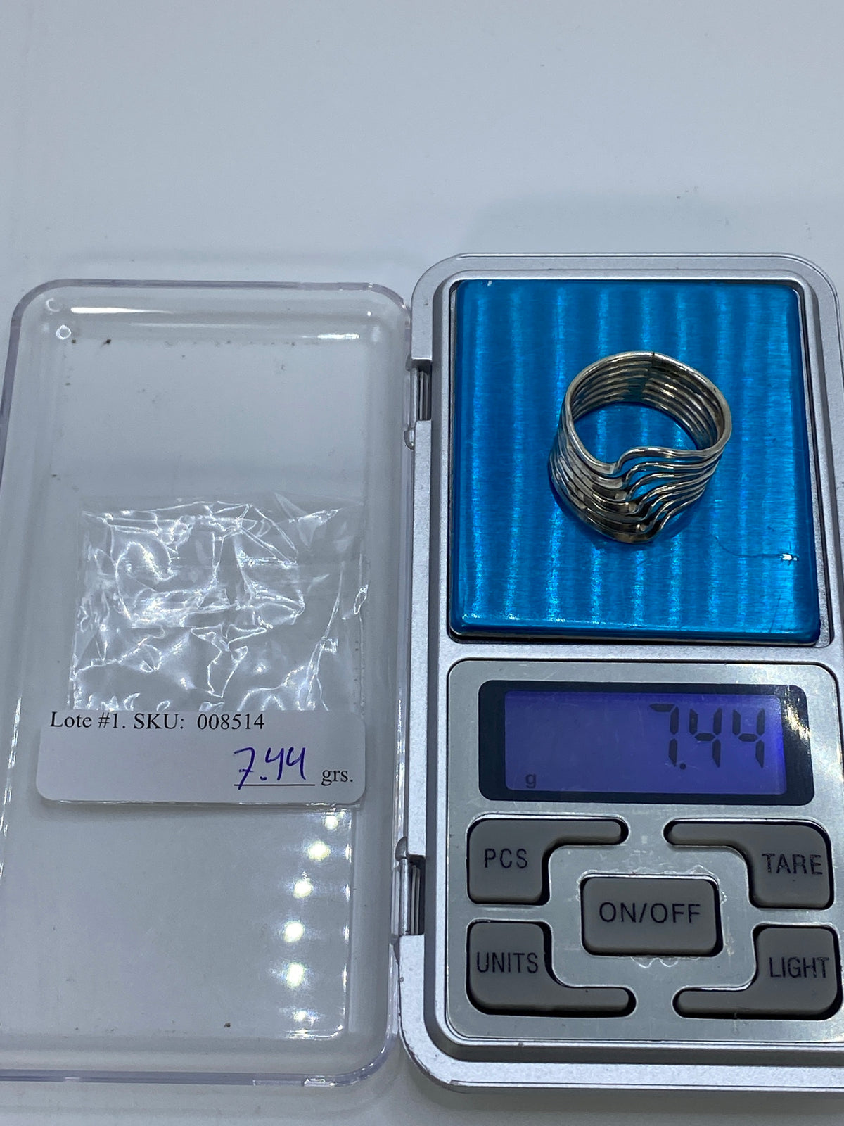 Anillo de Plata Cartoneado Escalonado — Taxco 925 — foto 7