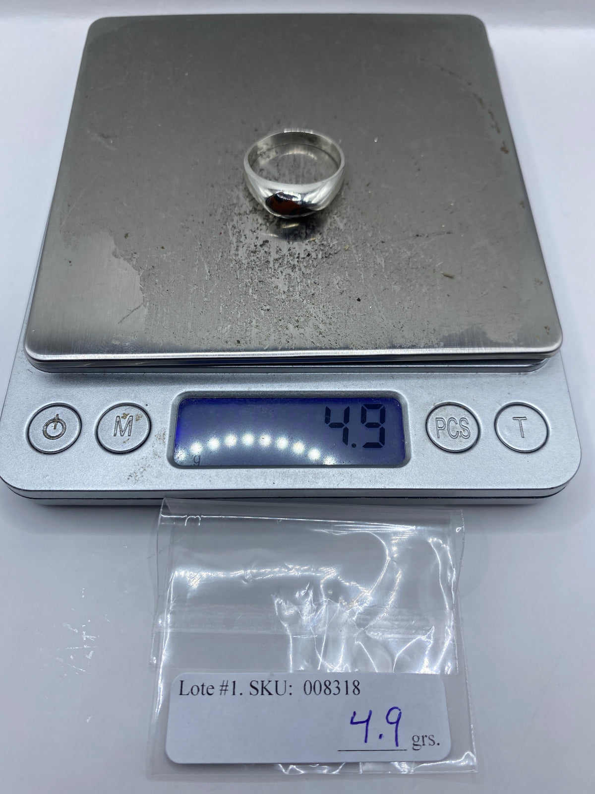 Anillo de Plata con Piedra Café — Taxco 925 — foto 7