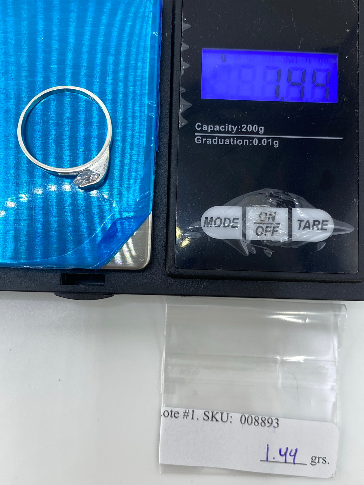 Anillo de Plata Solitario Circonia Cristalina — Taxco 925 — foto 7