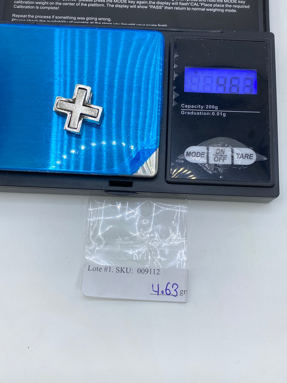 Dije Cruz de Plata 925 — Taxco — foto 6