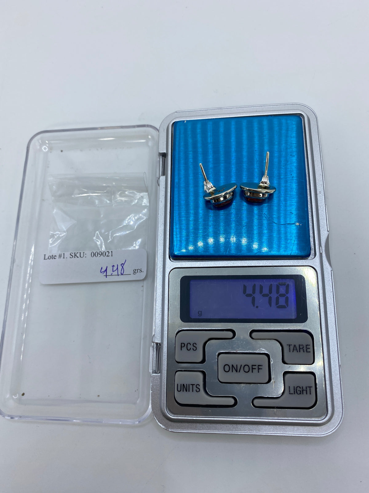 Aretes de Plata 950 con Ópalo de Fuego — Taxco — foto 6
