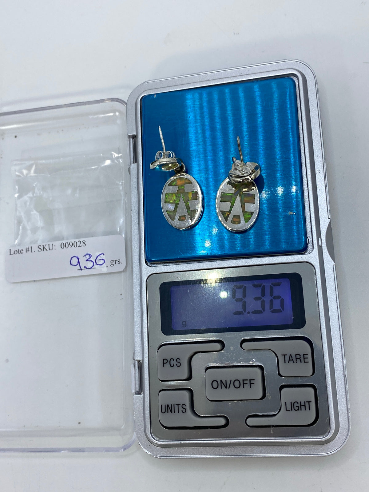 Aretes Ópalo de Fuego Multicolor — Plata 950 Taxco — foto 6