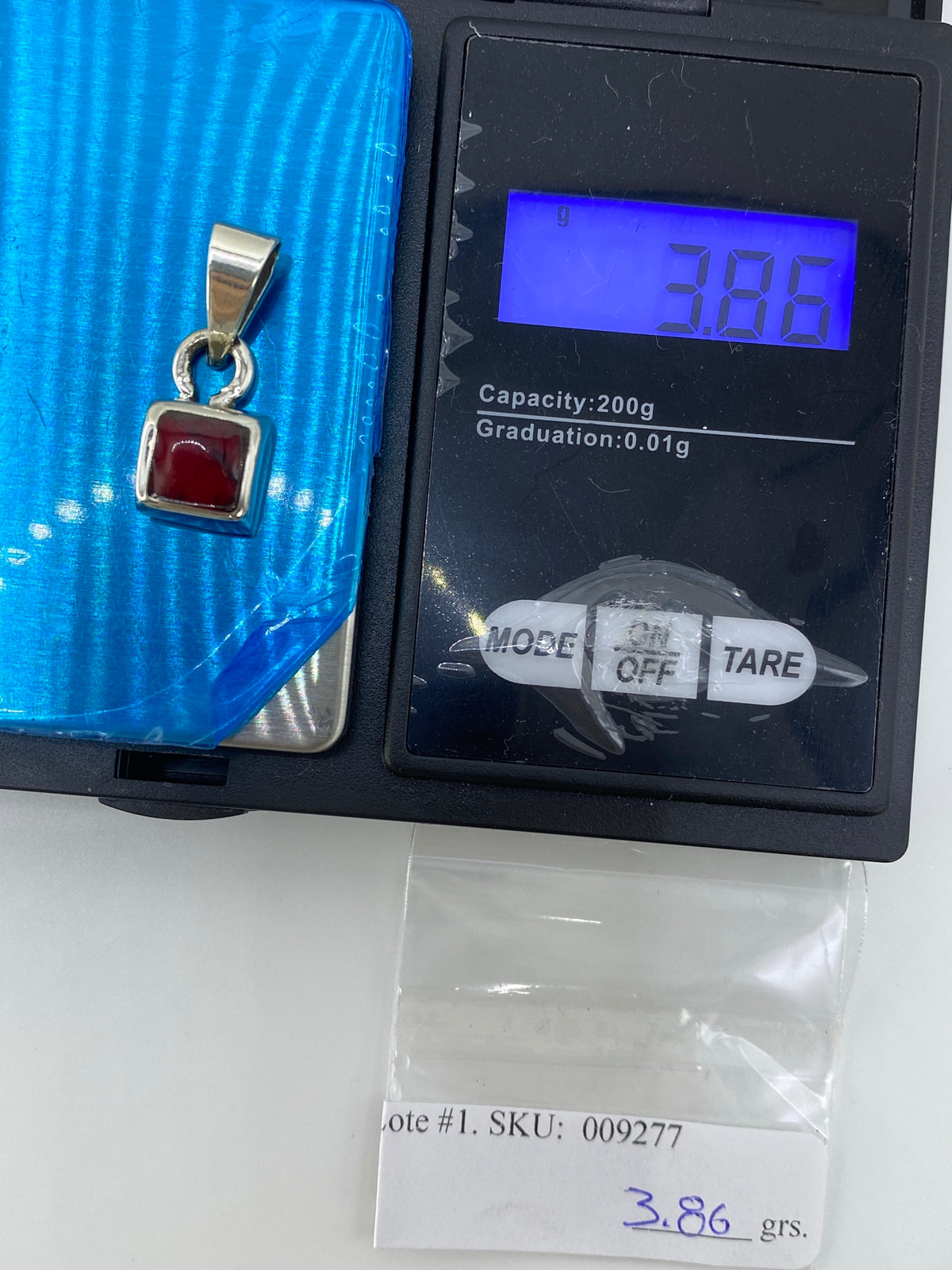 Dije de Plata con Coral Rojo — Taxco 925 — foto 6