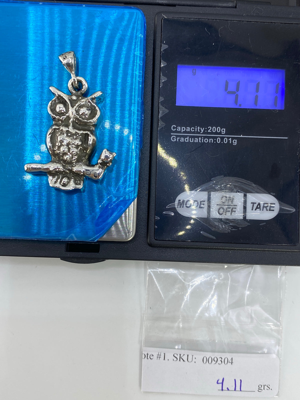 Dije Búho de Plata Cartoneado — Taxco 925 — foto 6