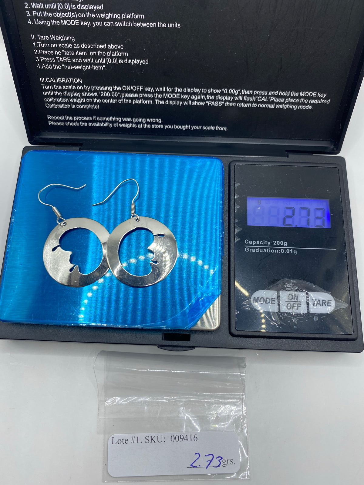 Aretes de Plata Calado Luna — Taxco 925 — foto 6