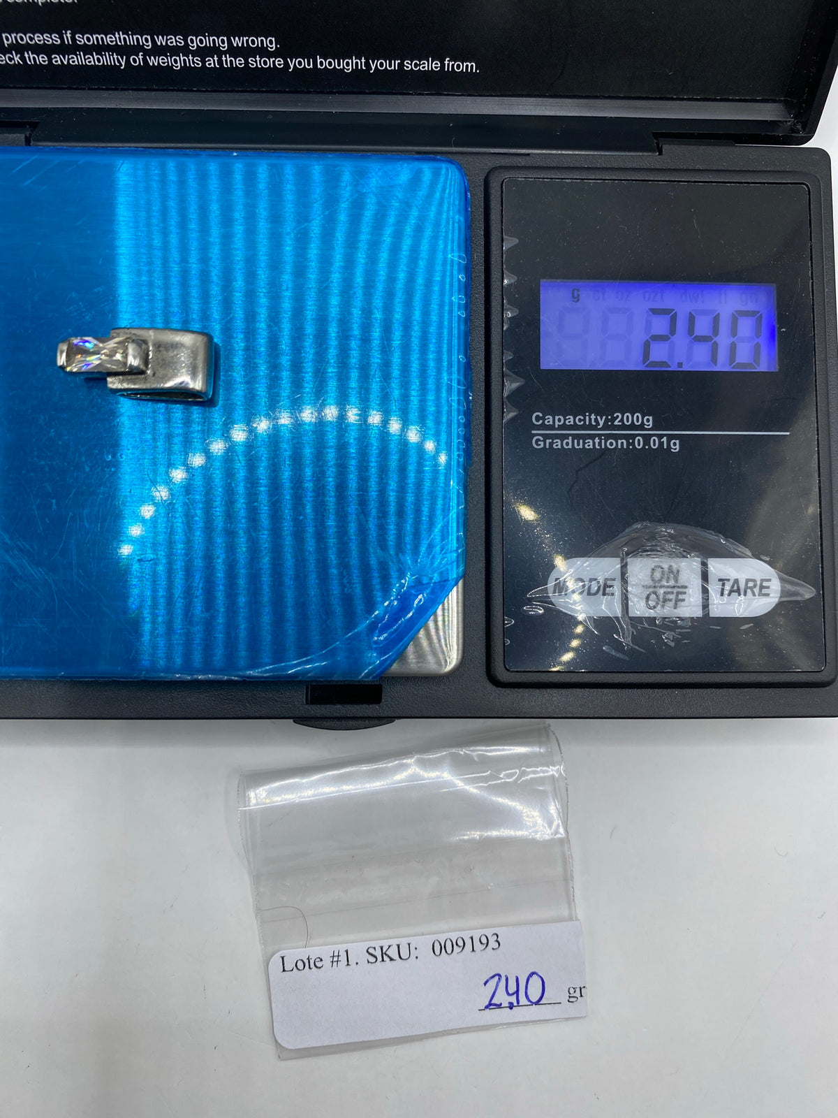 Dije de Plata Circonia Blanca — Minimalista Taxco 925 — foto 6