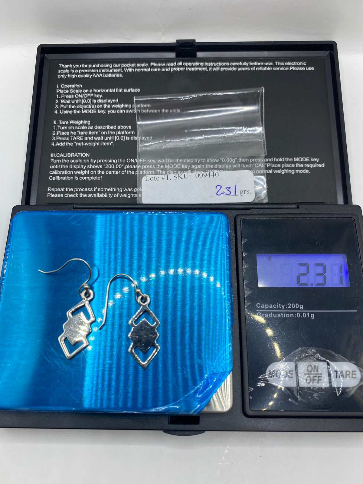 Aretes de Plata Calado Geométrico — Taxco 925 — foto 6