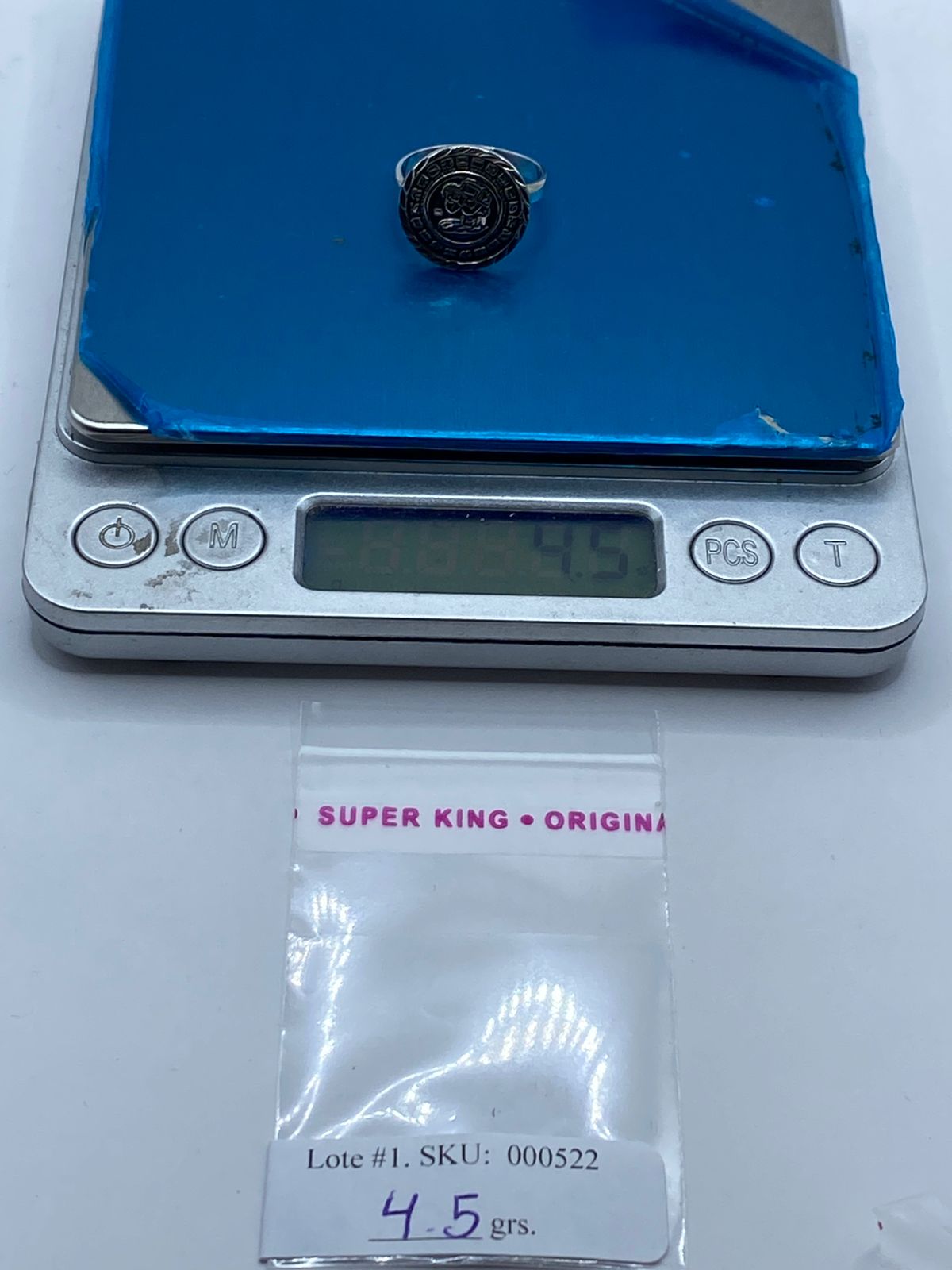 Anillo Ajustable Calendario Maya en Plata .925