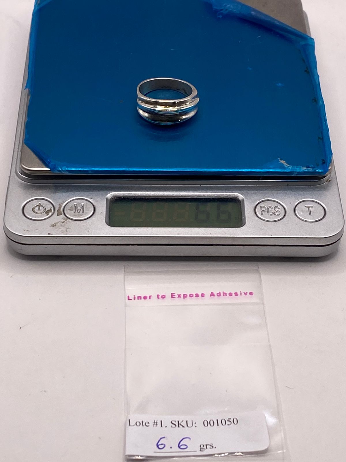 Anillo Banda Texturizada en Plata .925