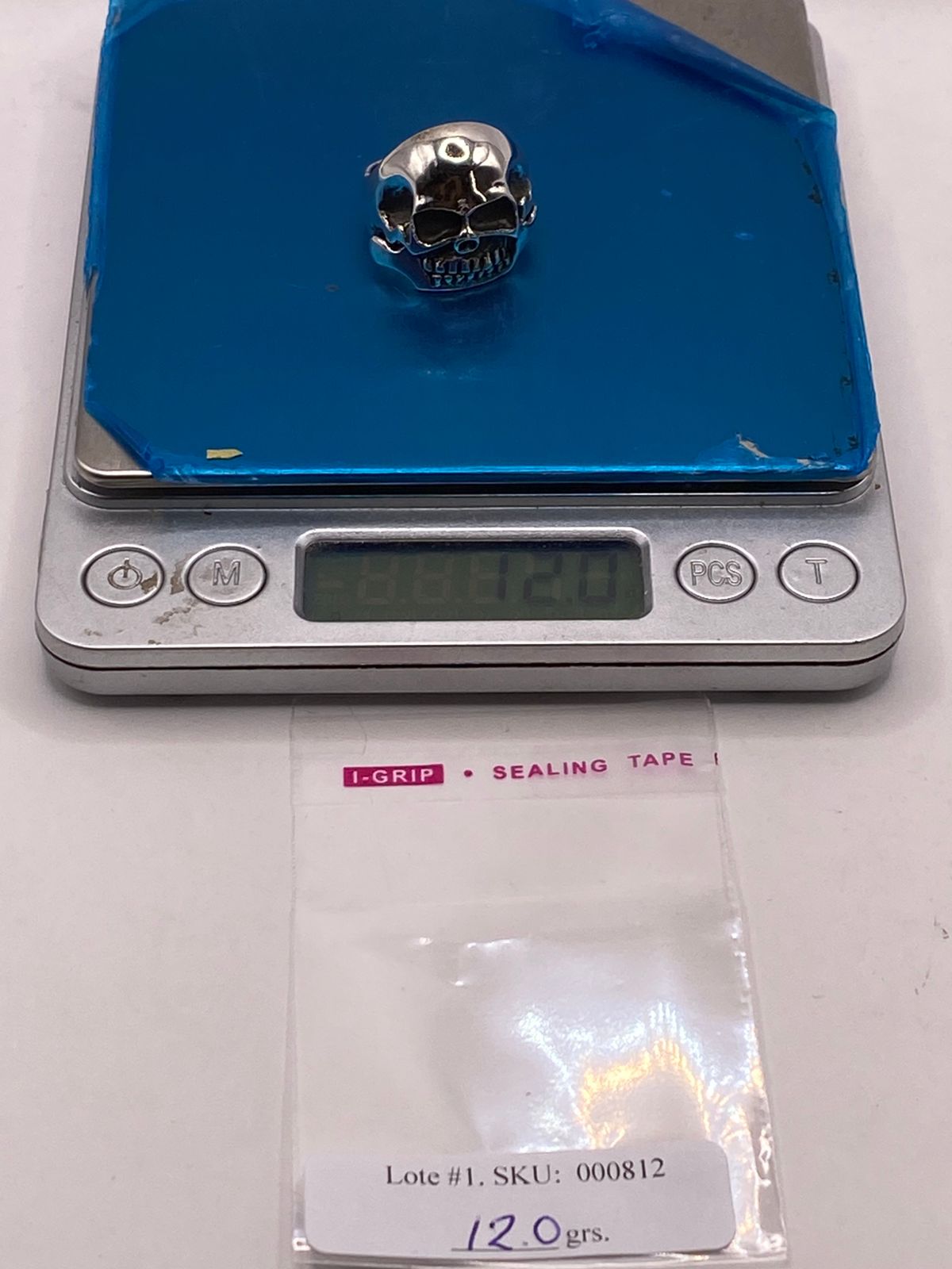 Anillo de Calavera en Plata .925
