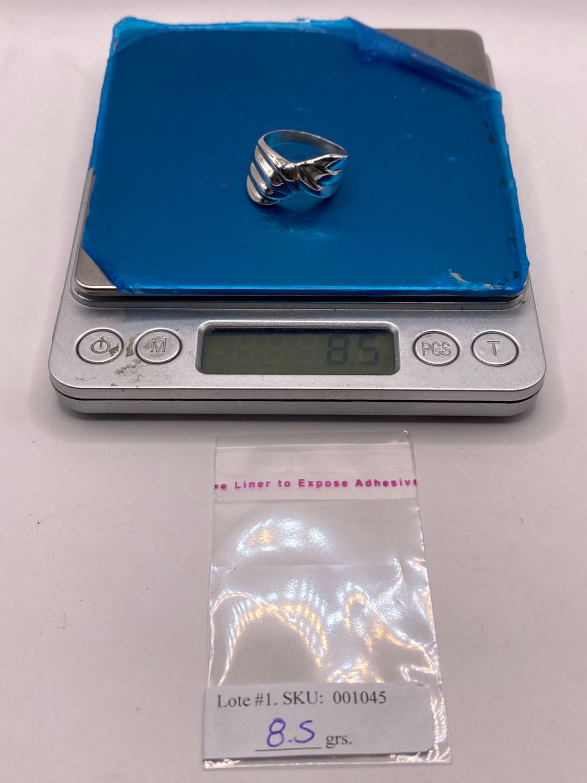 Anillo Contemporáneo en Plata .925