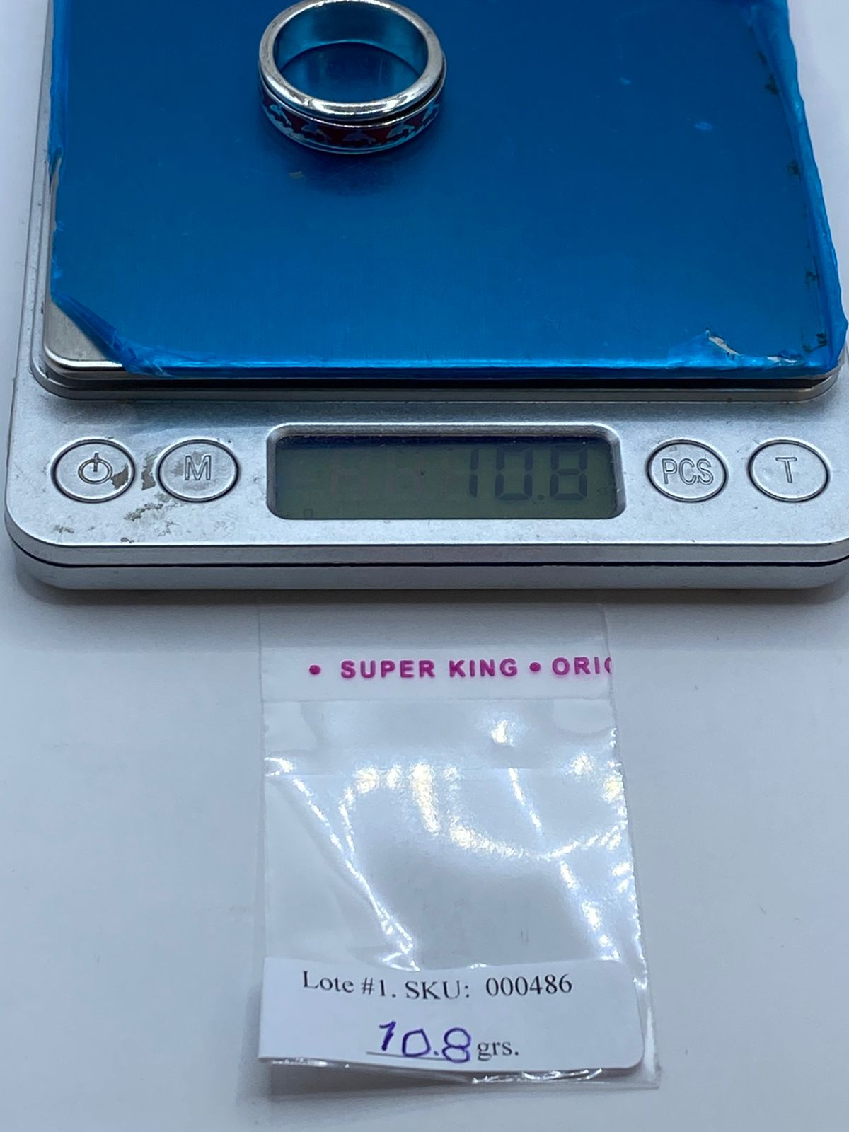 ❤️ Anillo de Coral Rojo con Delfines en Plata .925