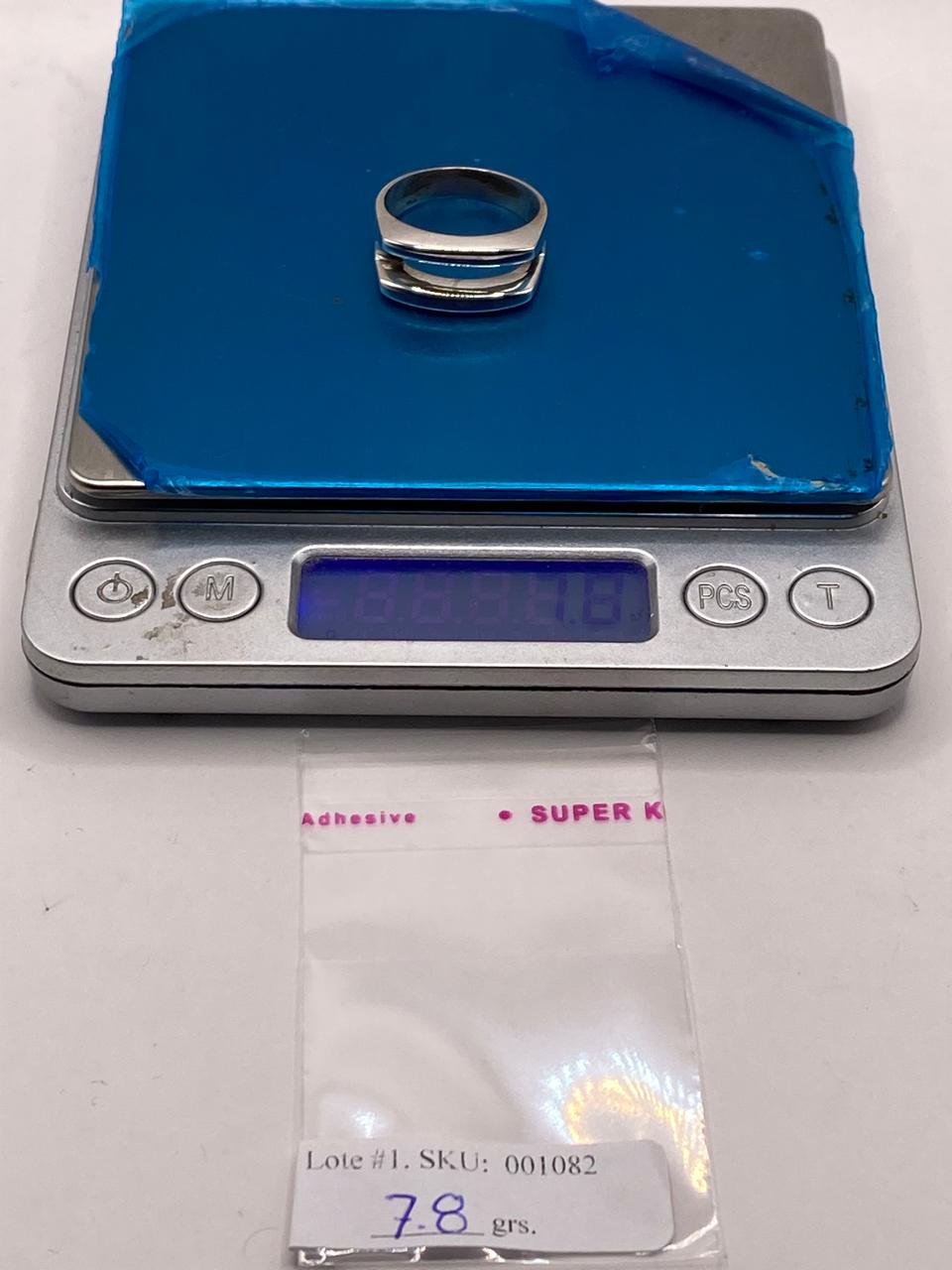 Anillo Doble Banda Abierta en Plata .925