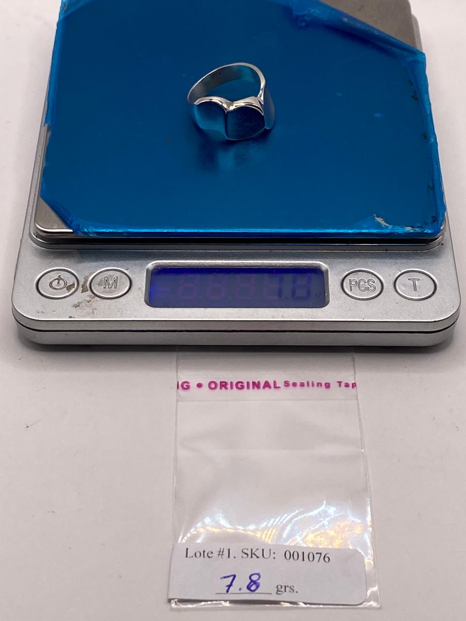 Anillo Escultural Orgánico en Plata .925