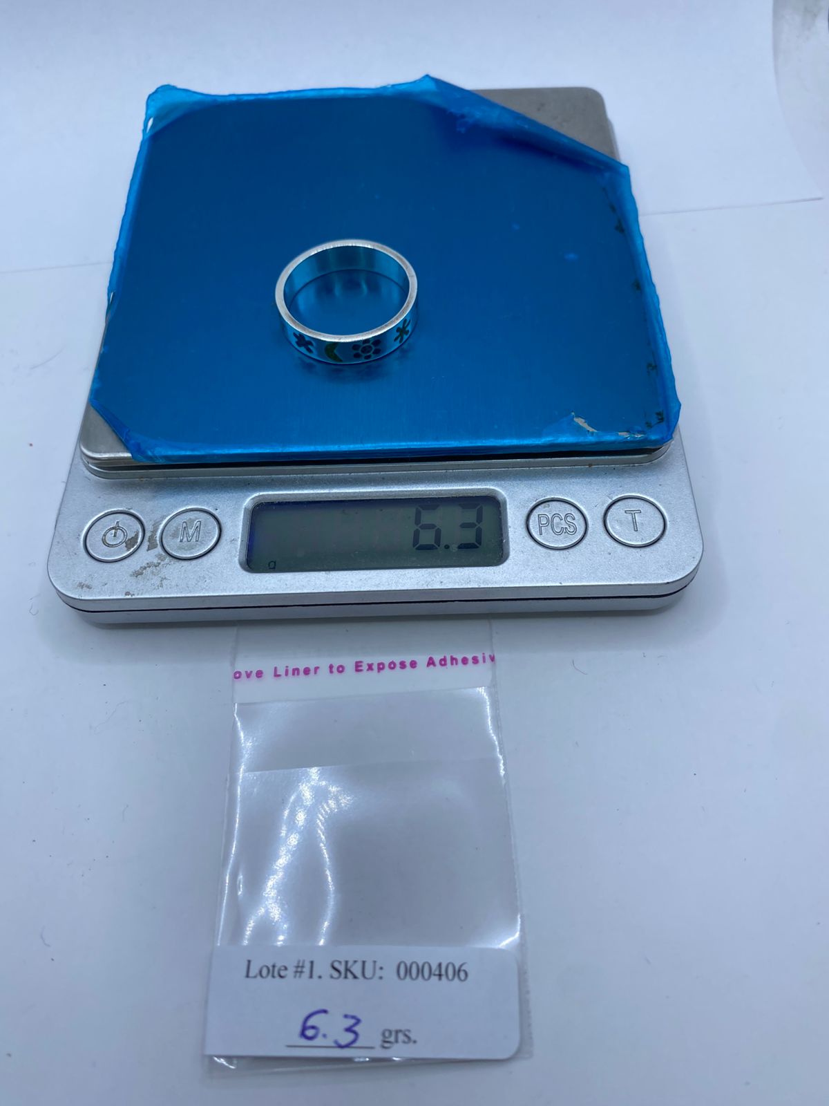 🌸🌙💍 Anillo Floral y Luna en Plata .925