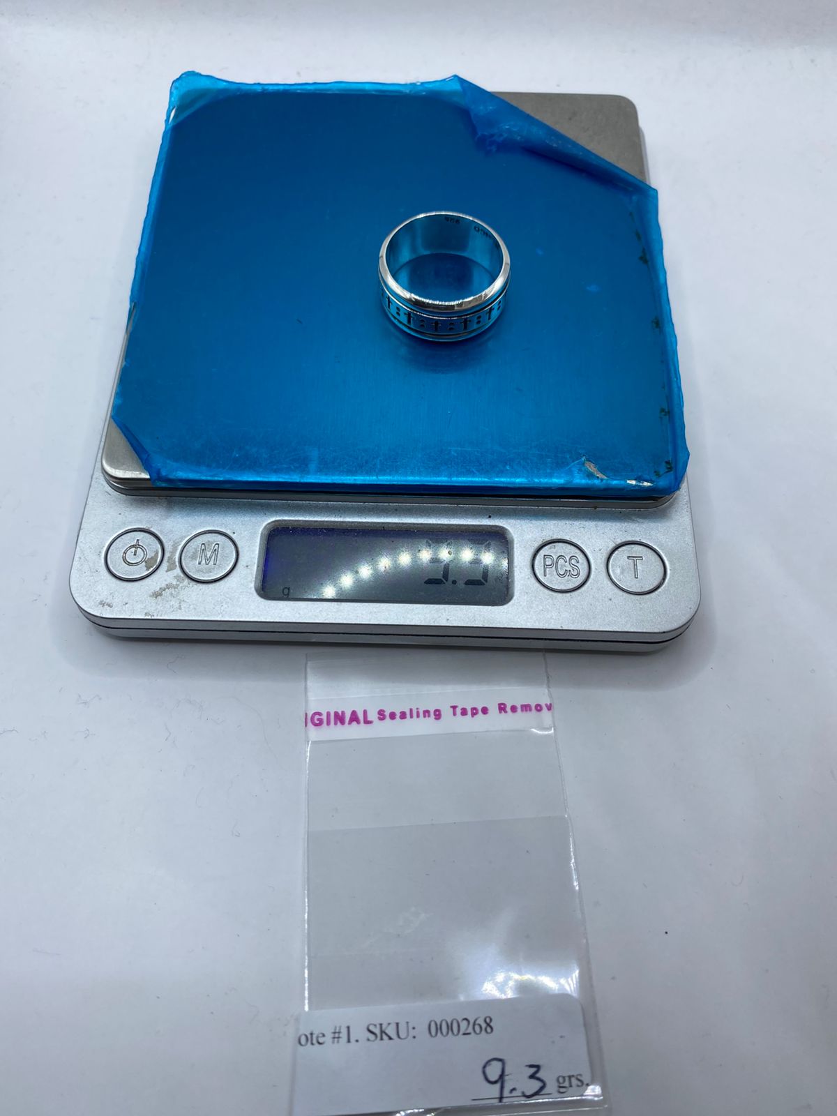 💍 Anillo Giratorio de Plata 925 con Cruce