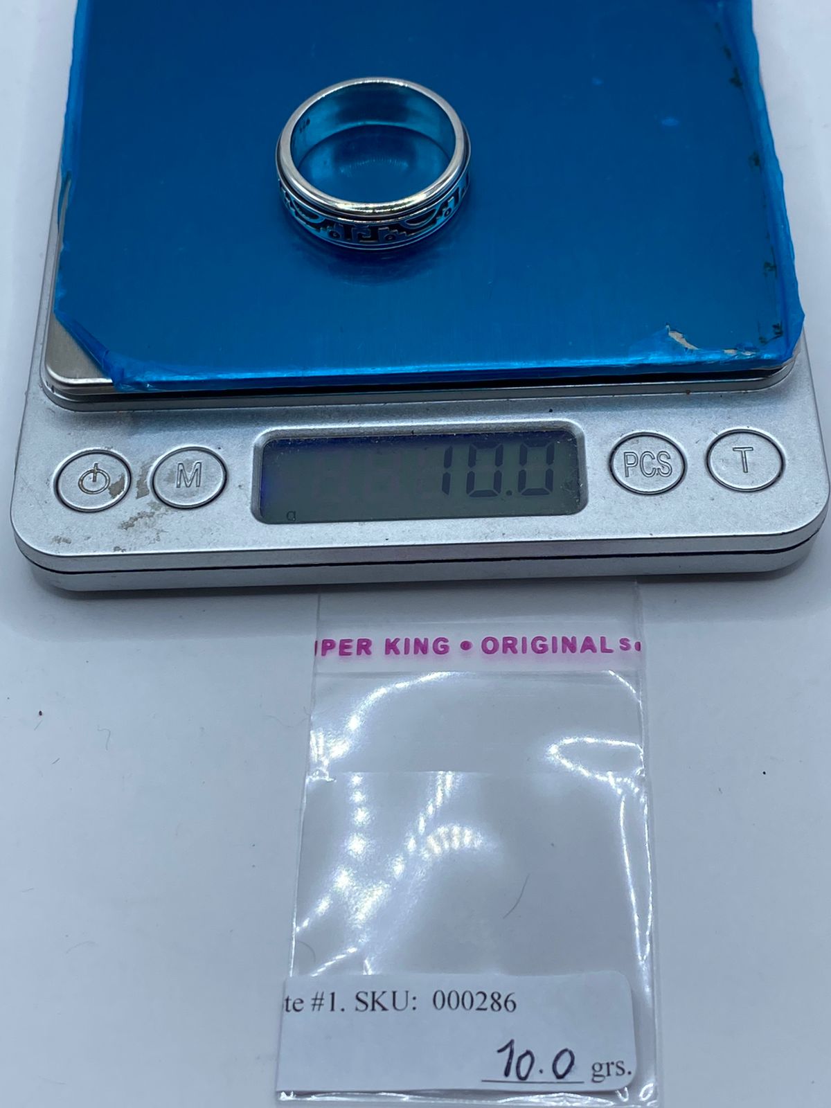 Anillo Giratorio de Plata .925 con Diseño Prehispánico