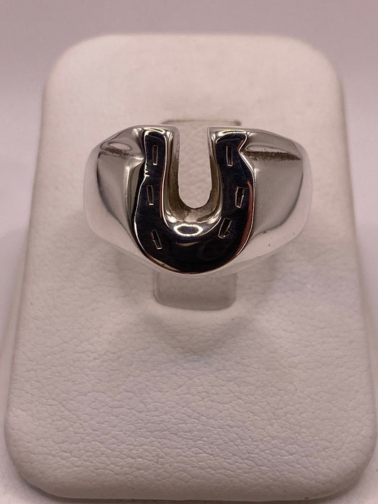 Anillo de Herradura en Plata .925, vista frontal