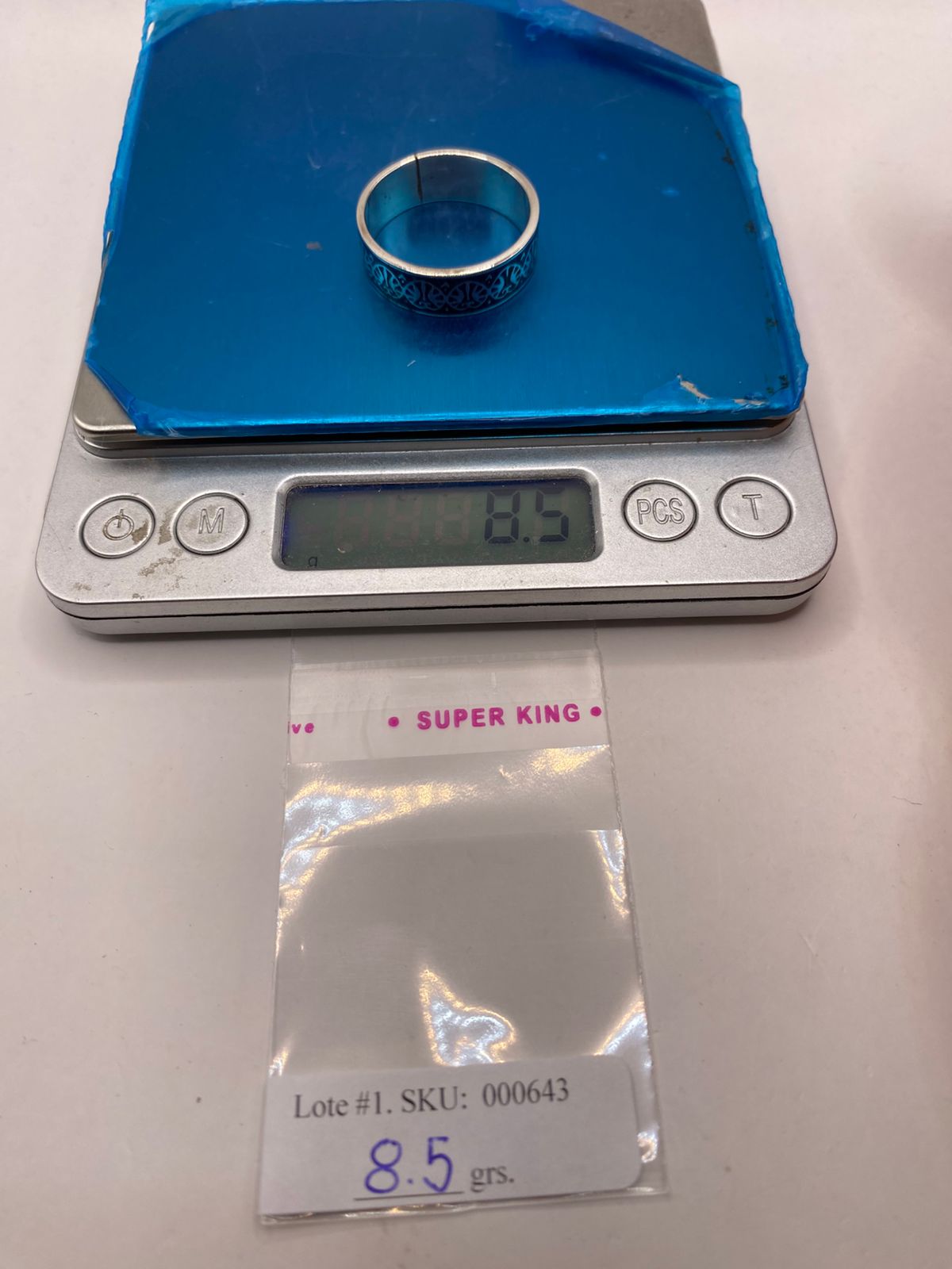 Anillo de Plata .925 con Motivo Celta