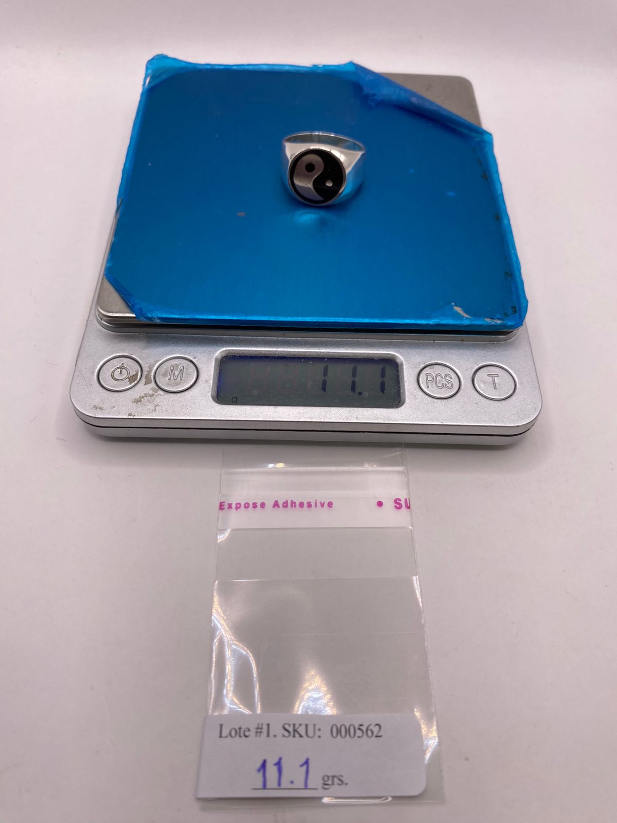 Anillo Yin Yang en Plata .925