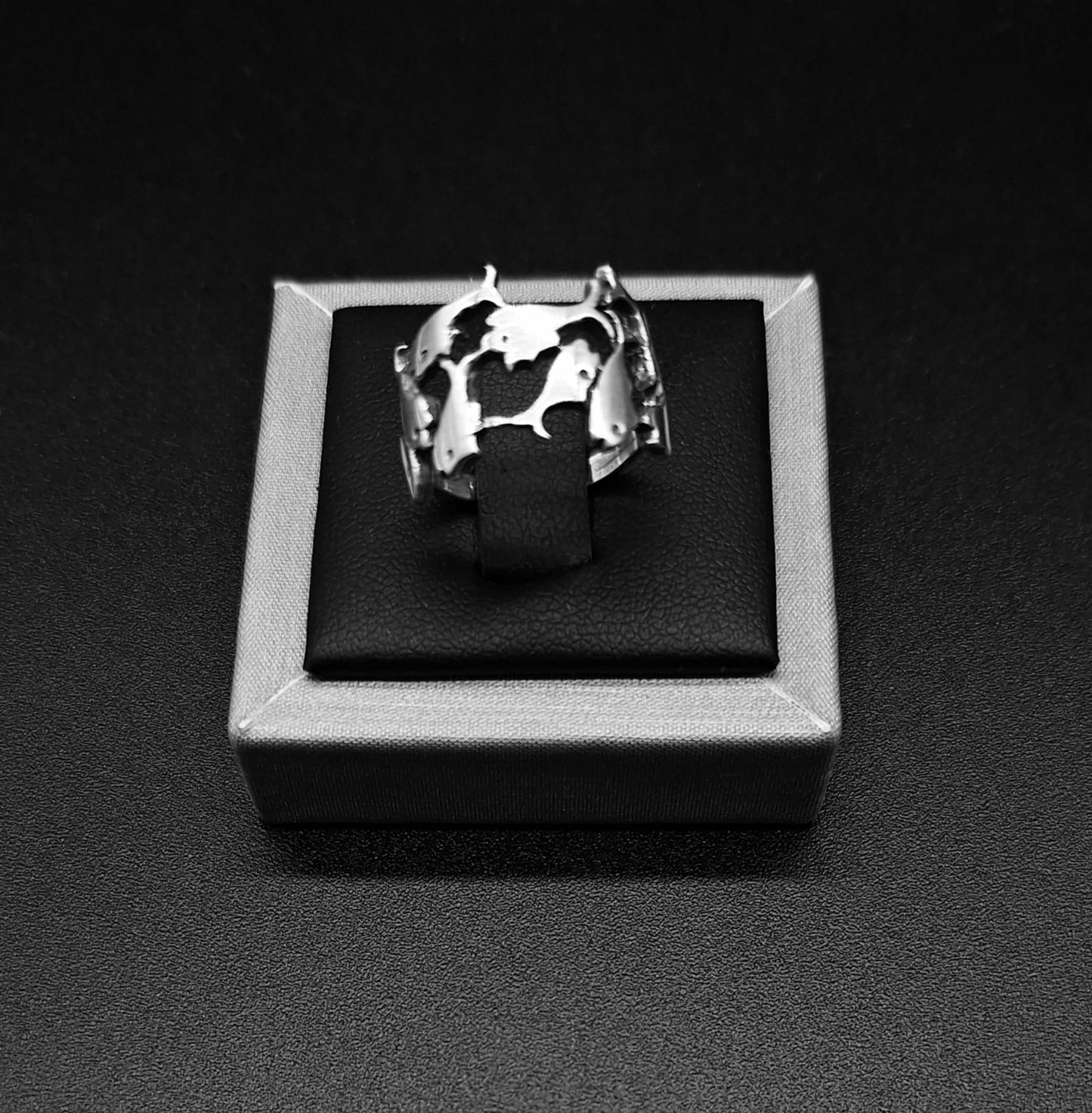 Anillo Plata Ley 925 , De pez