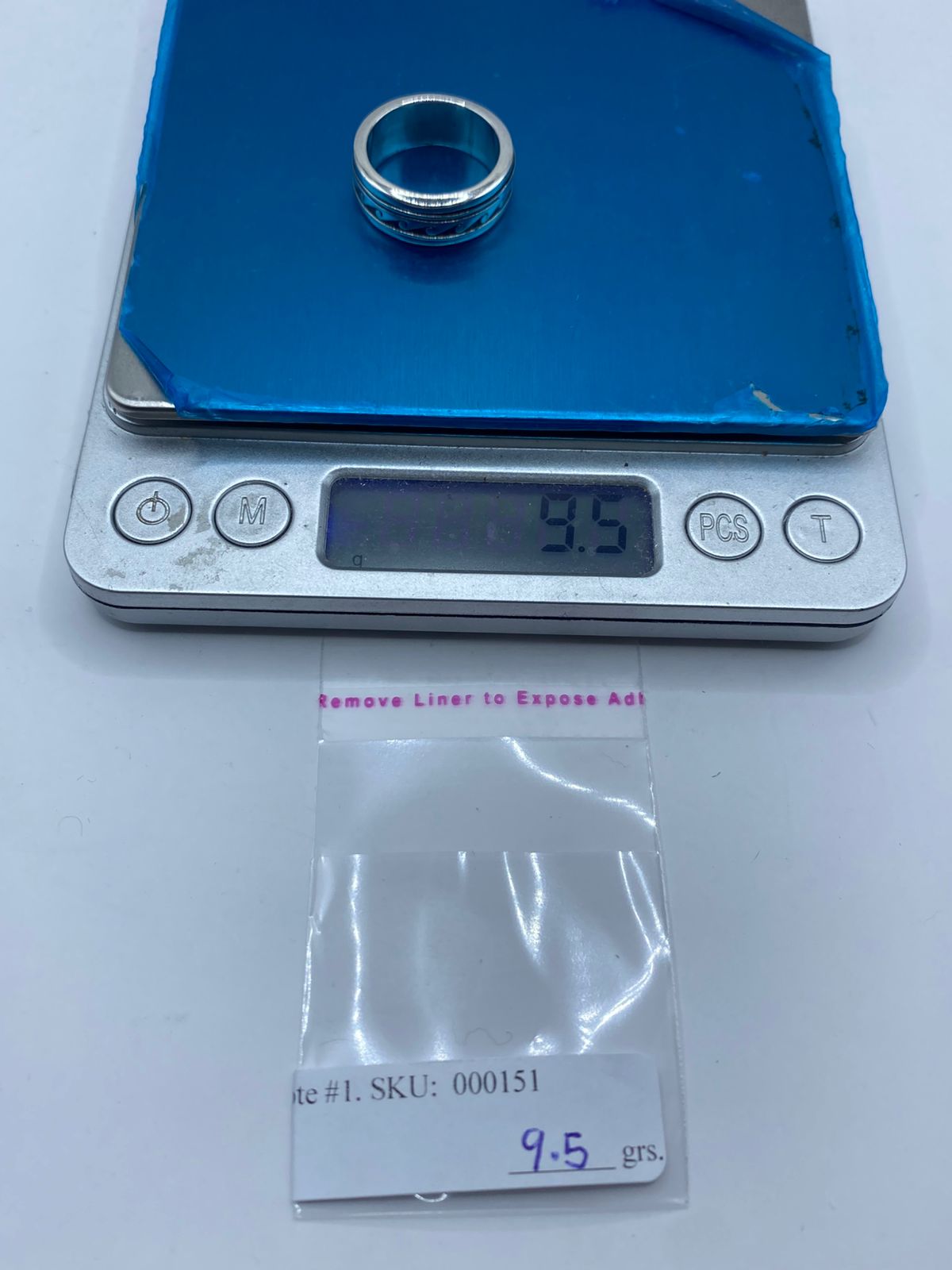 💍 Anillo de Plata 925 con Diseño de Olas