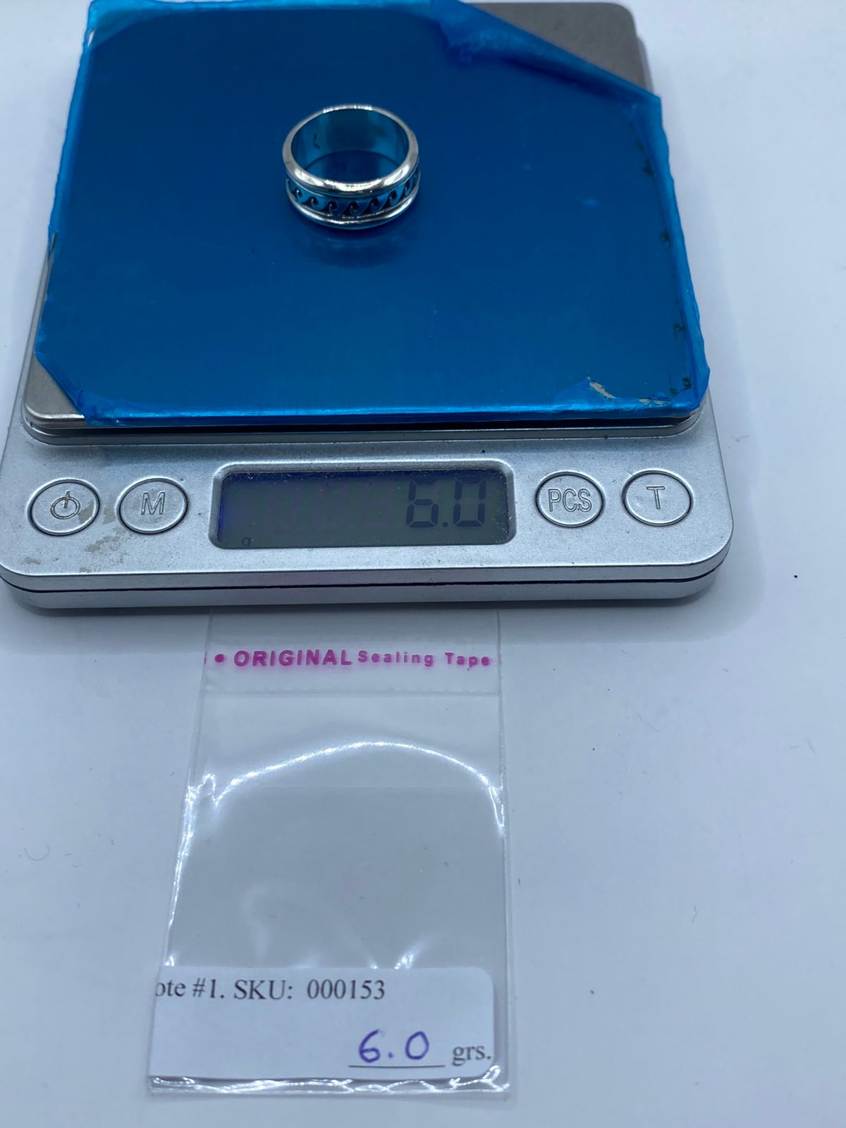 💍 Anillo de Plata 925 con Diseño de Olas Continua