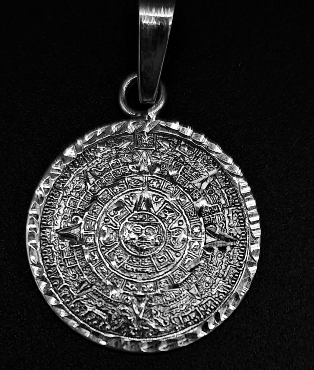 DIJE PLATA LEY 925 ,CALENDARIO AZTECA