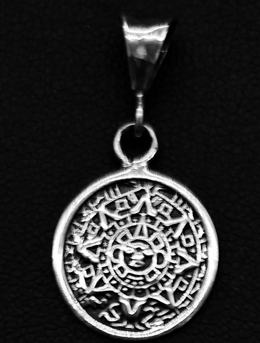 DIJE PLATA LEY 925 CALENDARIO AZTECA