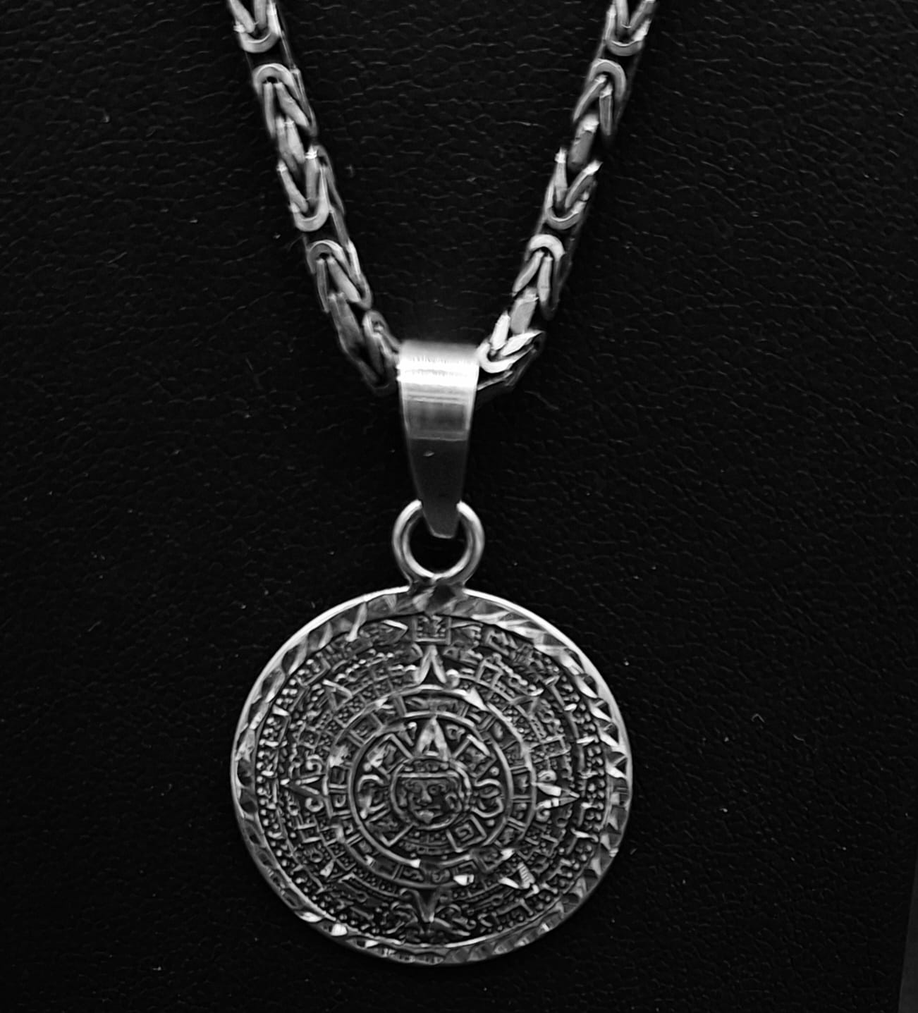 PLATA LEY 925 CALENDARIO AZTECA