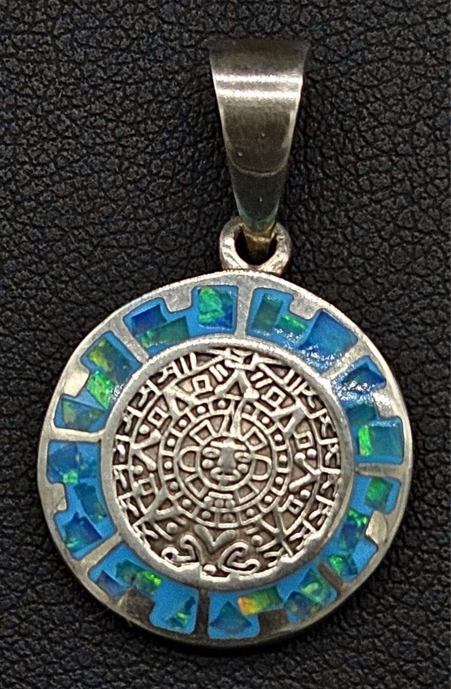 DIJE PLATA LEY925 CALENDARIO AZTECA