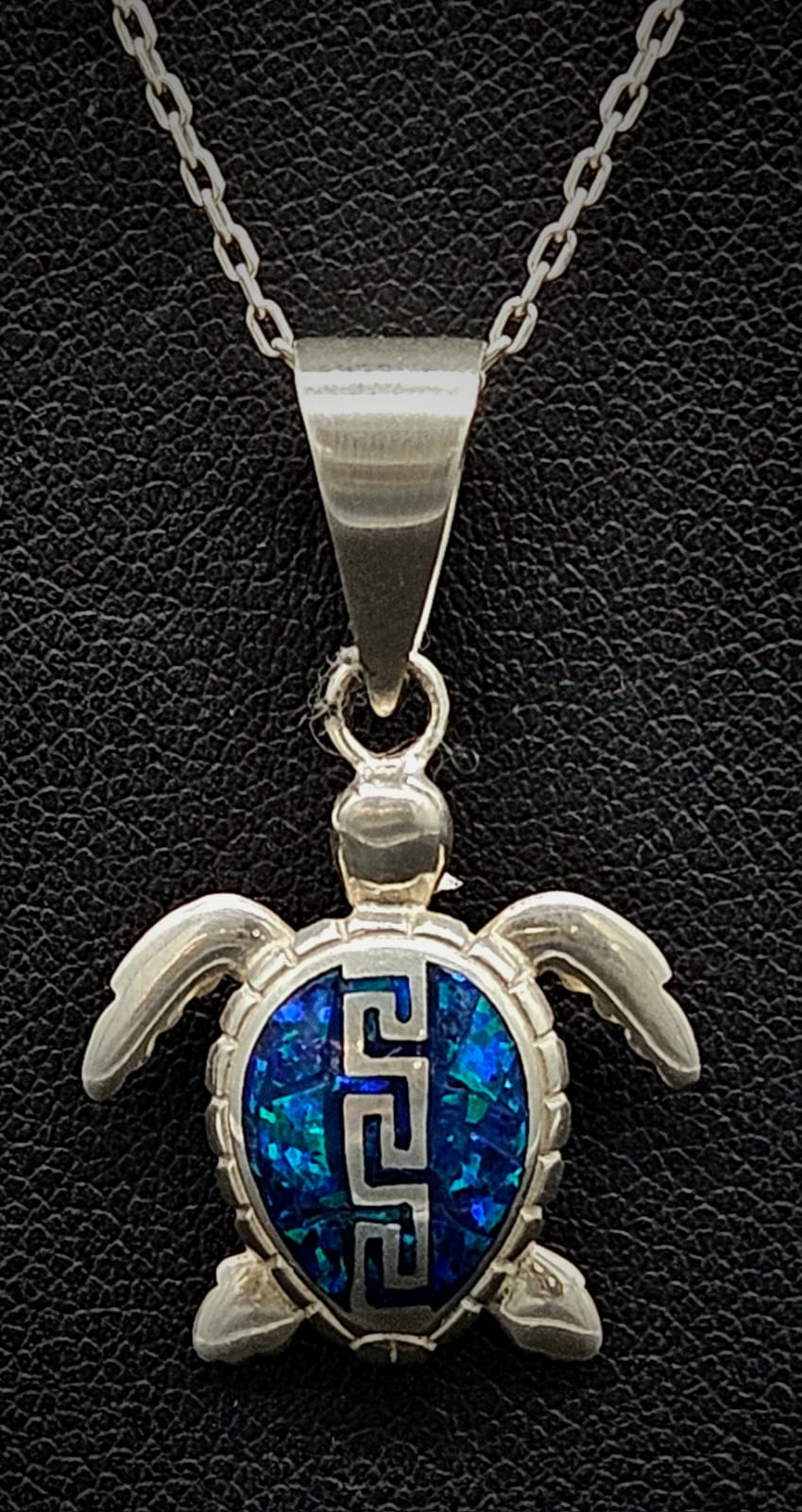 DIJE PLATA LEY 950,TORTUGA OPALO