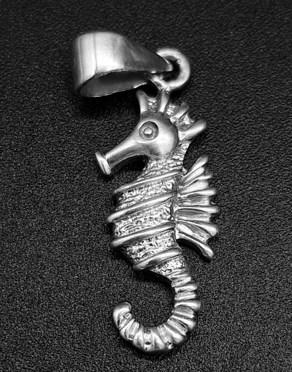 DIJE PLATA LEY 925, CABALLITO DEL MAR