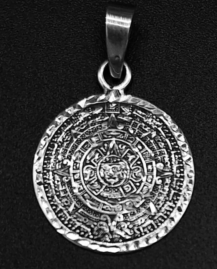 PLATA LEY 925 CALENDARIO AZTECA