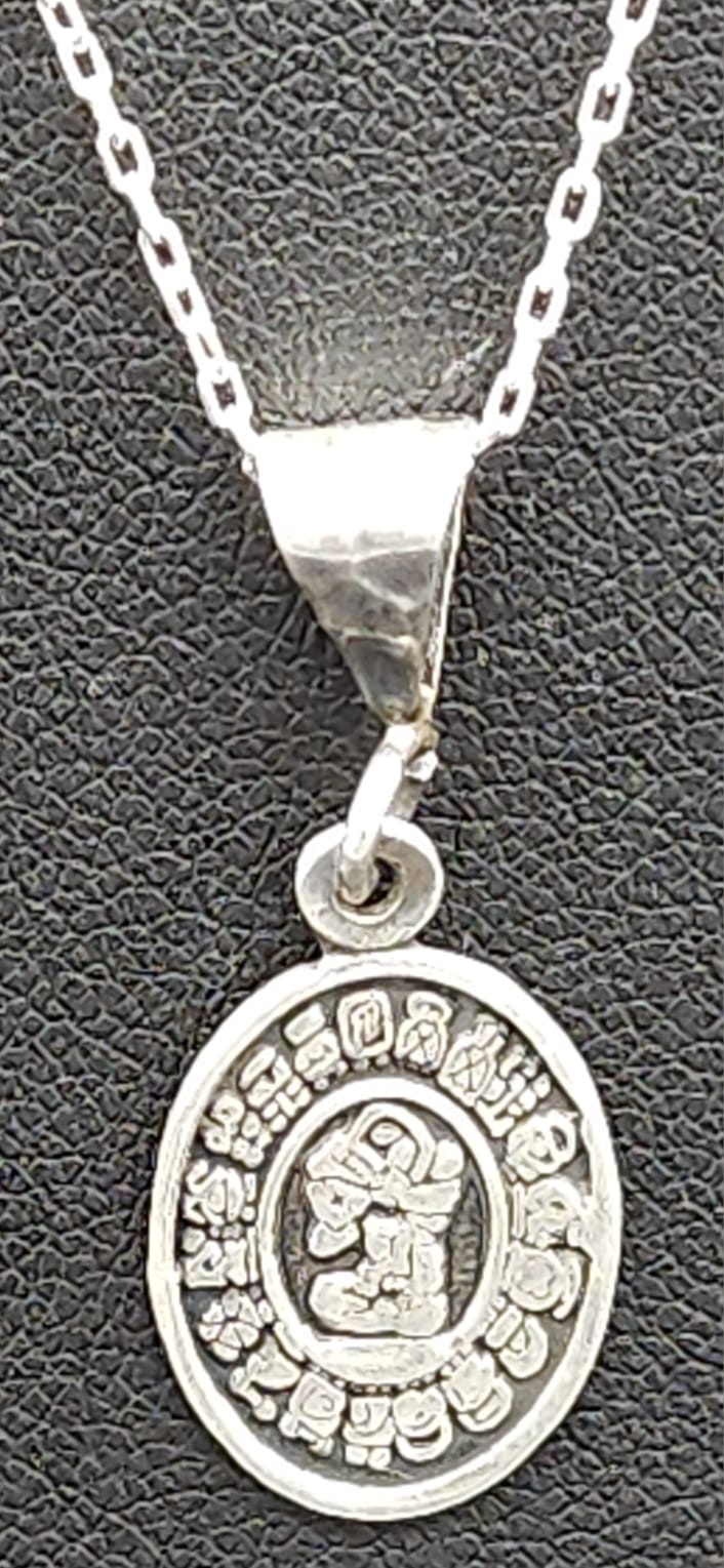 DIJE PLATA LEY 925, CALENARIO MAYA