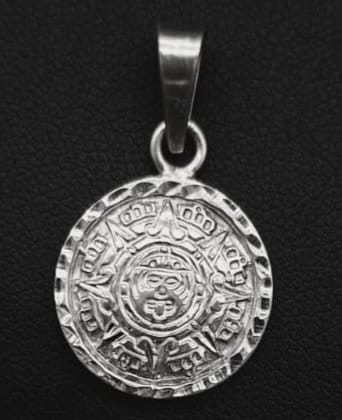 DIJE PLATA LEY 925 , CALENDARIO AZTECA