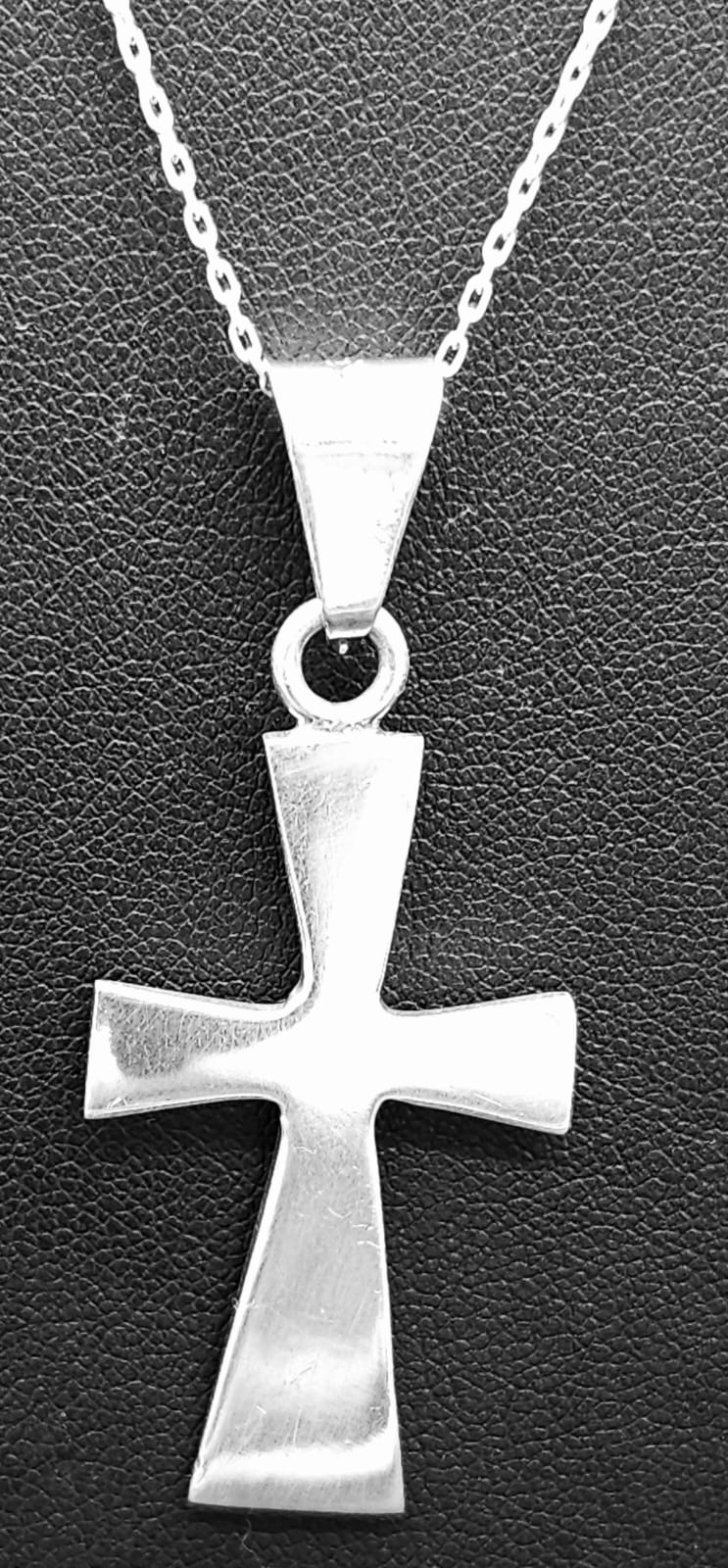 DIJE PLATA LEY 925, CRUZ