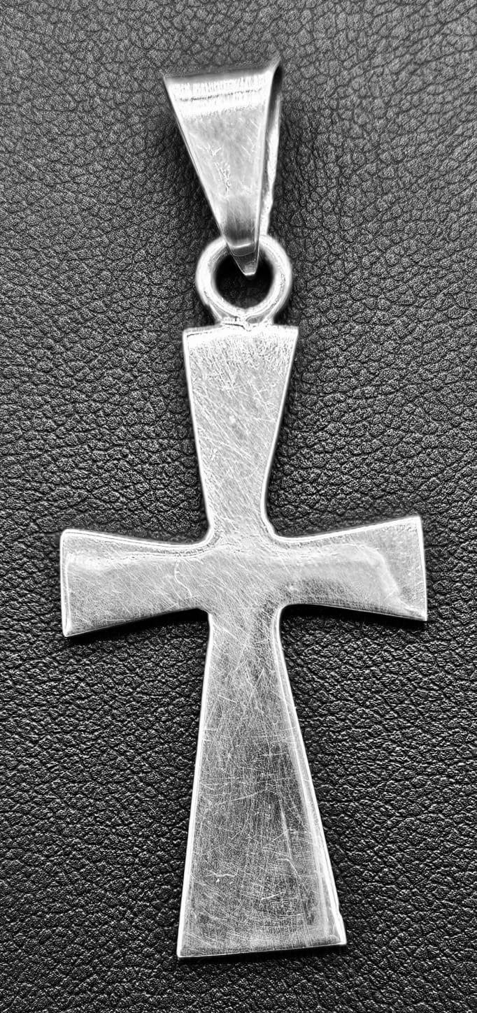 DIJE PLATA LEY 925, CRUZ