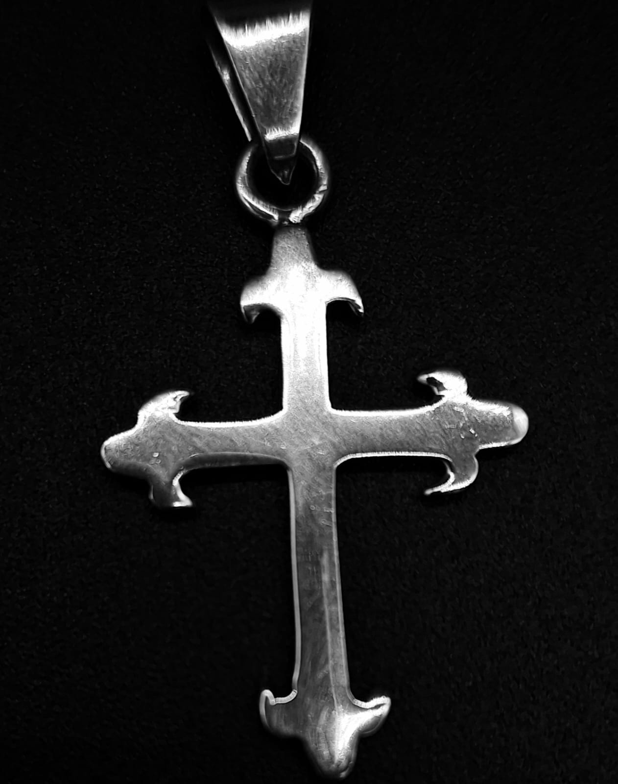 DIJE PLATA LEY 925, CRUZ