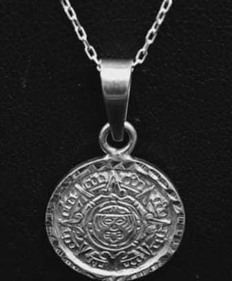 DIJE PLATA LEY 925 , CALENDARIO AZTECA