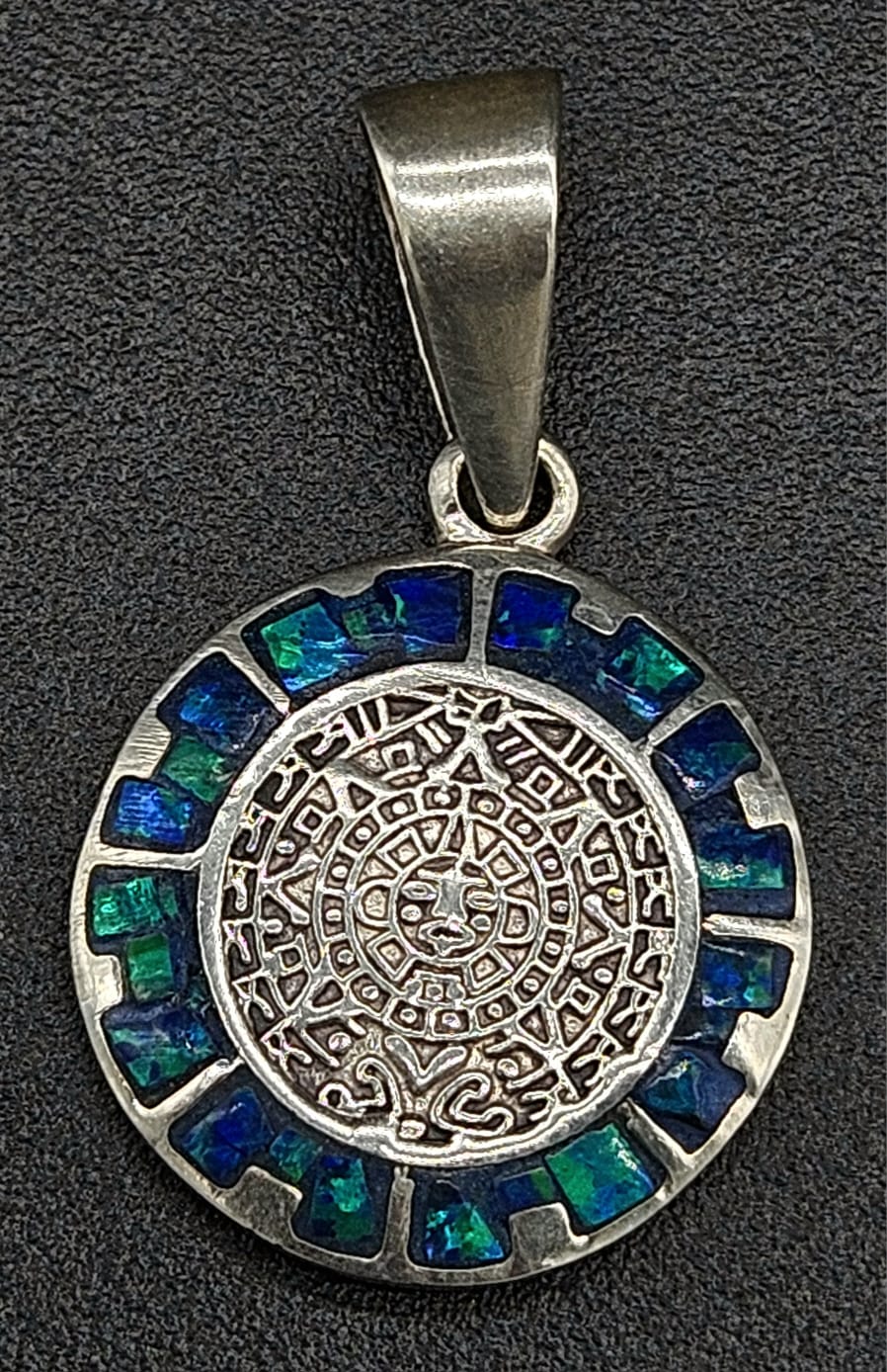 DIJE PLATA LEY 950 CALEDARIO AZTECA