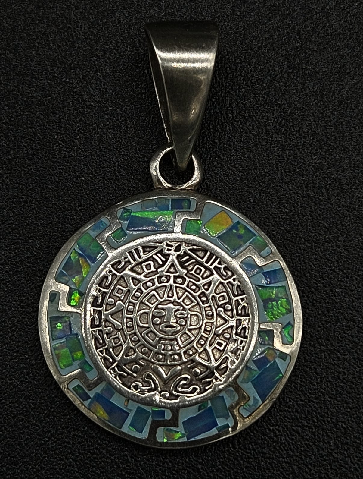 DIJE PLATA LEY 950 CALENDARIO AZTECA