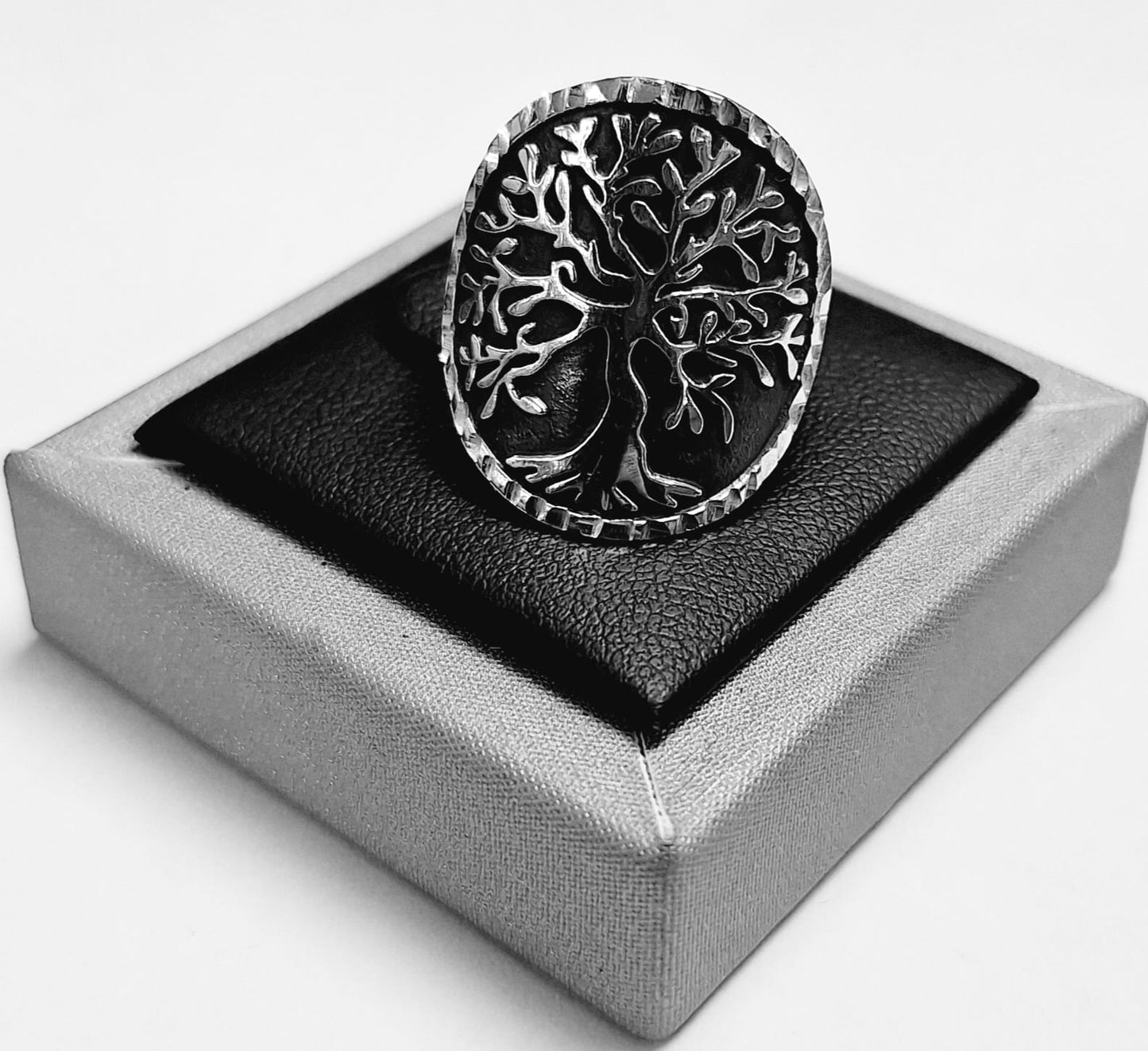 ANILLO ARBOL DE LA VIDA EN PLATA LEY 925