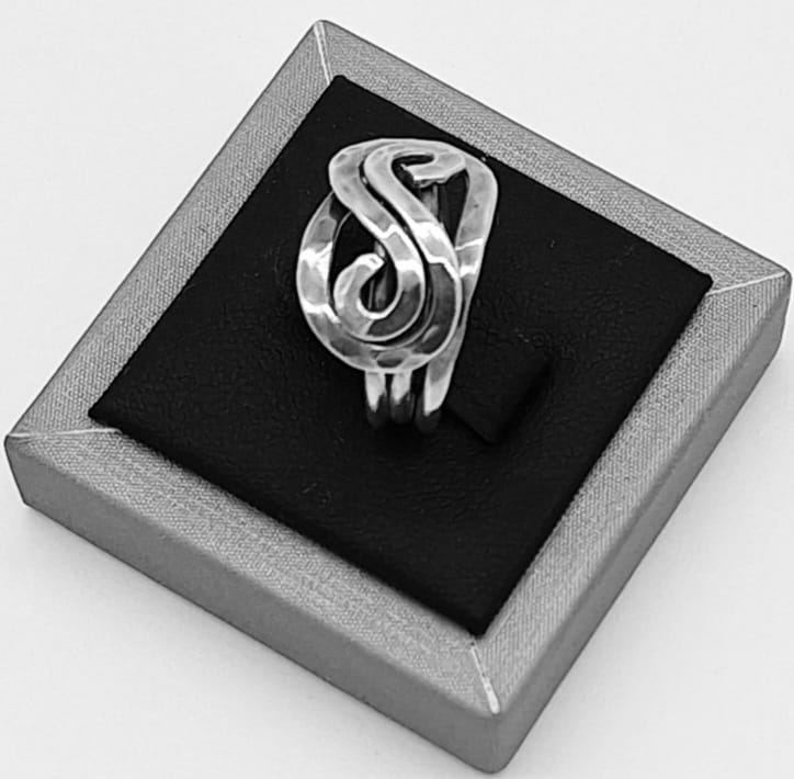 ANILLO PLATA LEY 925