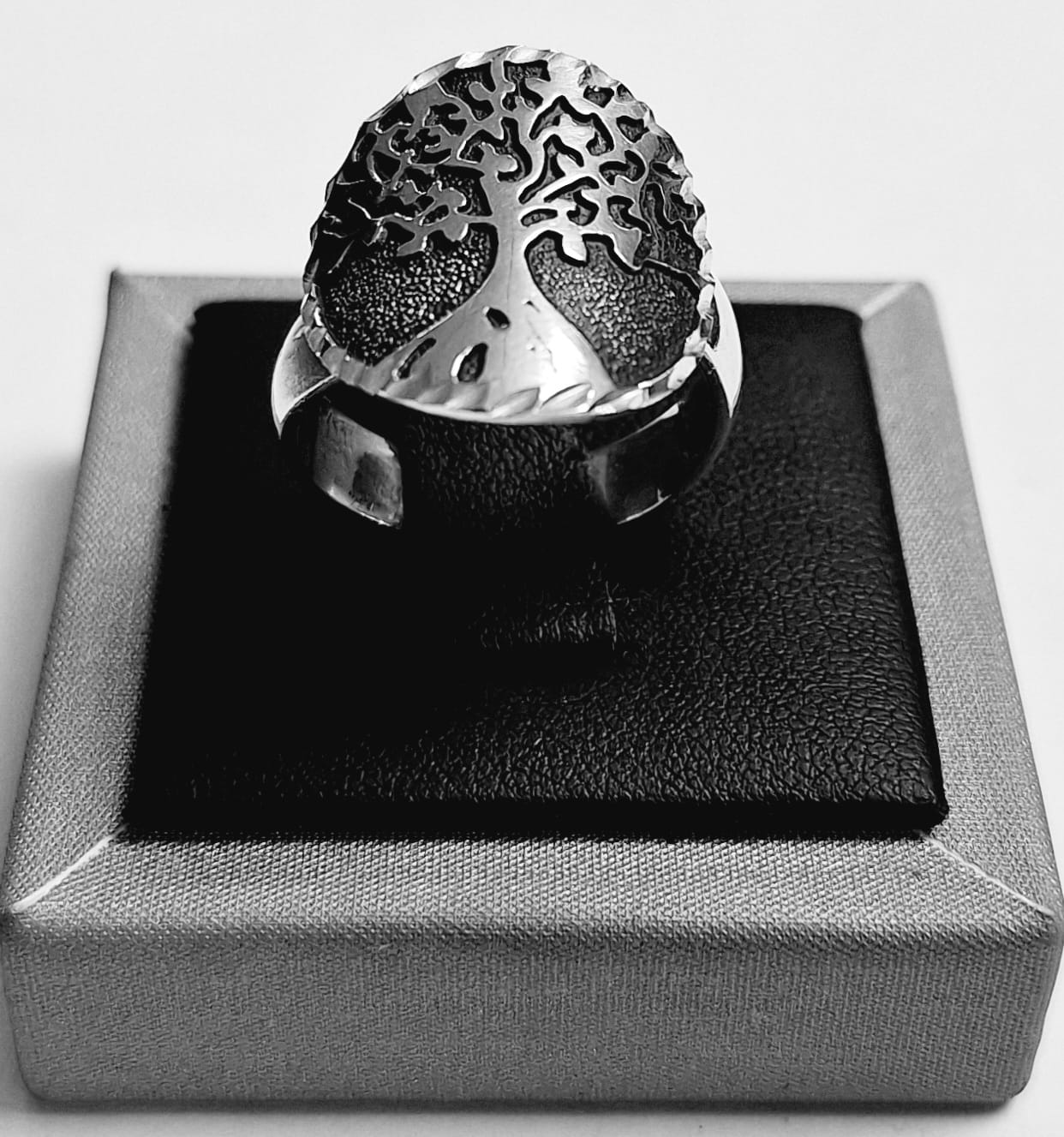 ANILLO ARBOL DE LA VIDA EN PLATA LEY 925