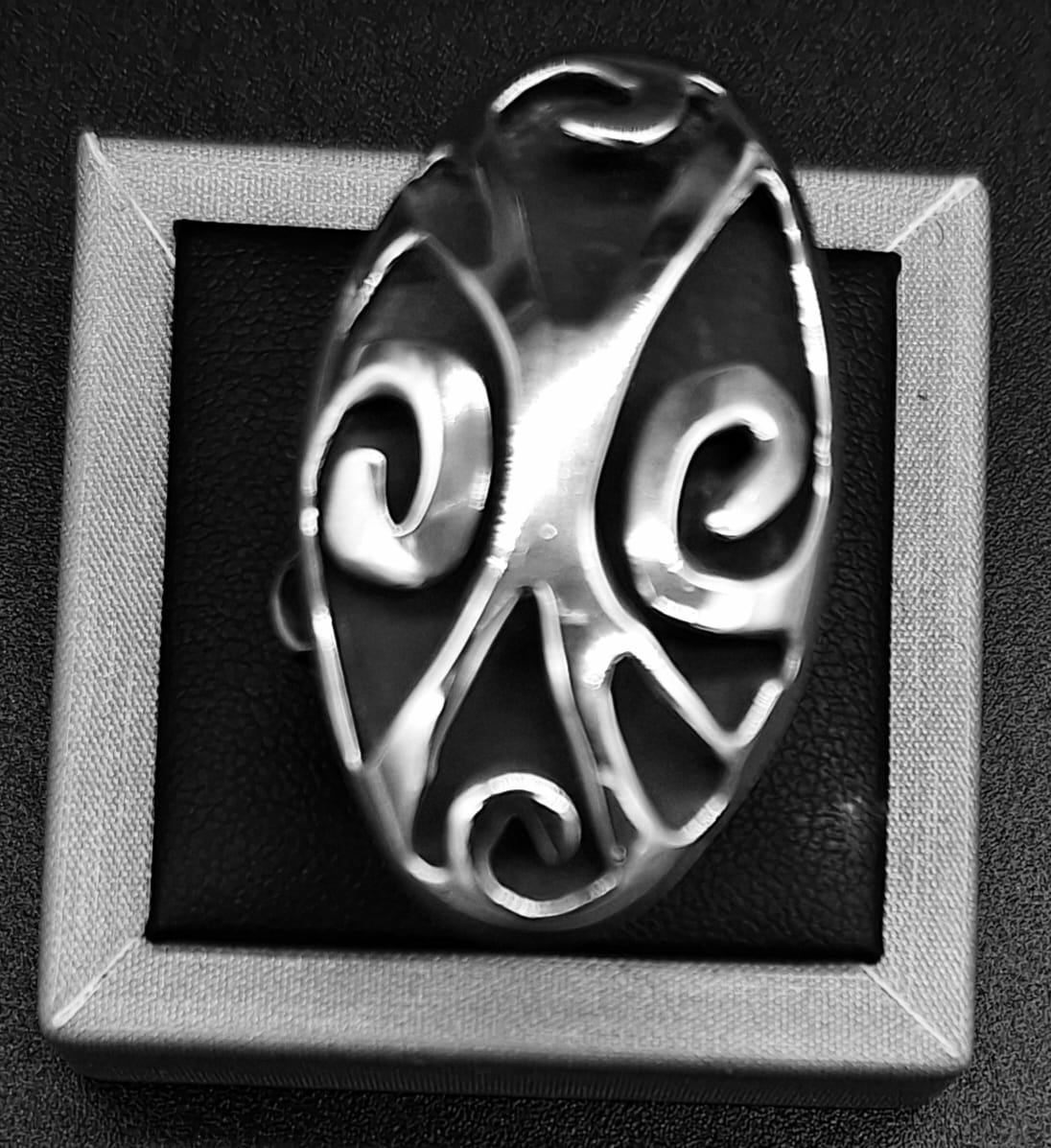 ANILLO PLATA LEY 925 , VINTAGE
