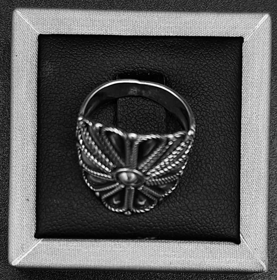 ANILLO PLATA LEY 925 , VINTAGE