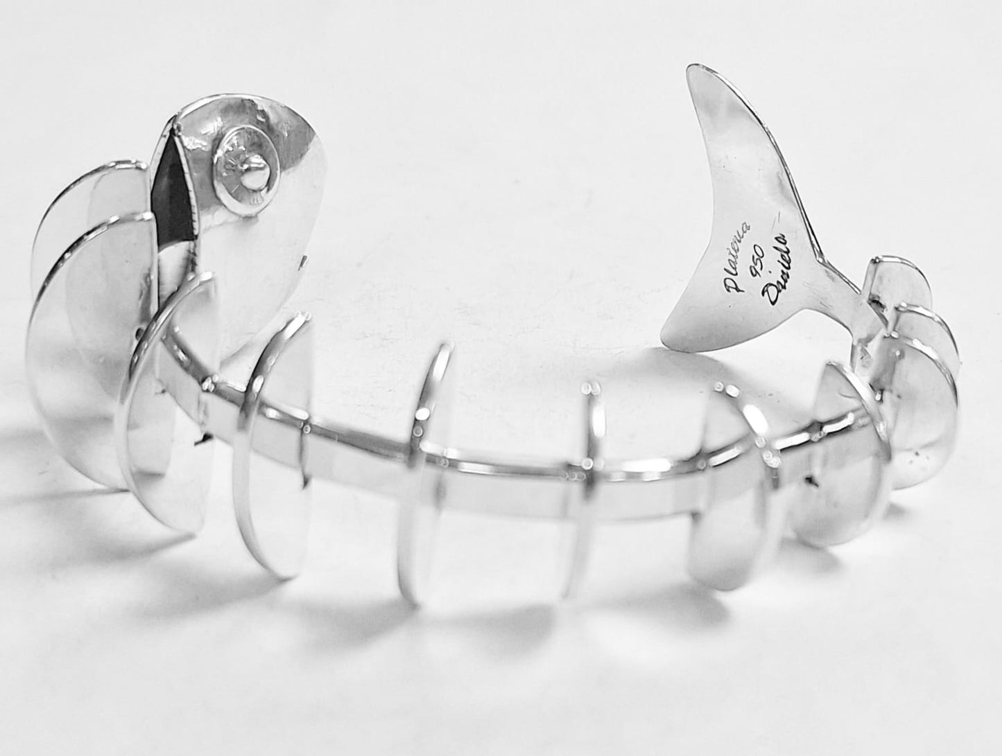 BRAZALETE ESQUELETO EN PLATA LEY 950