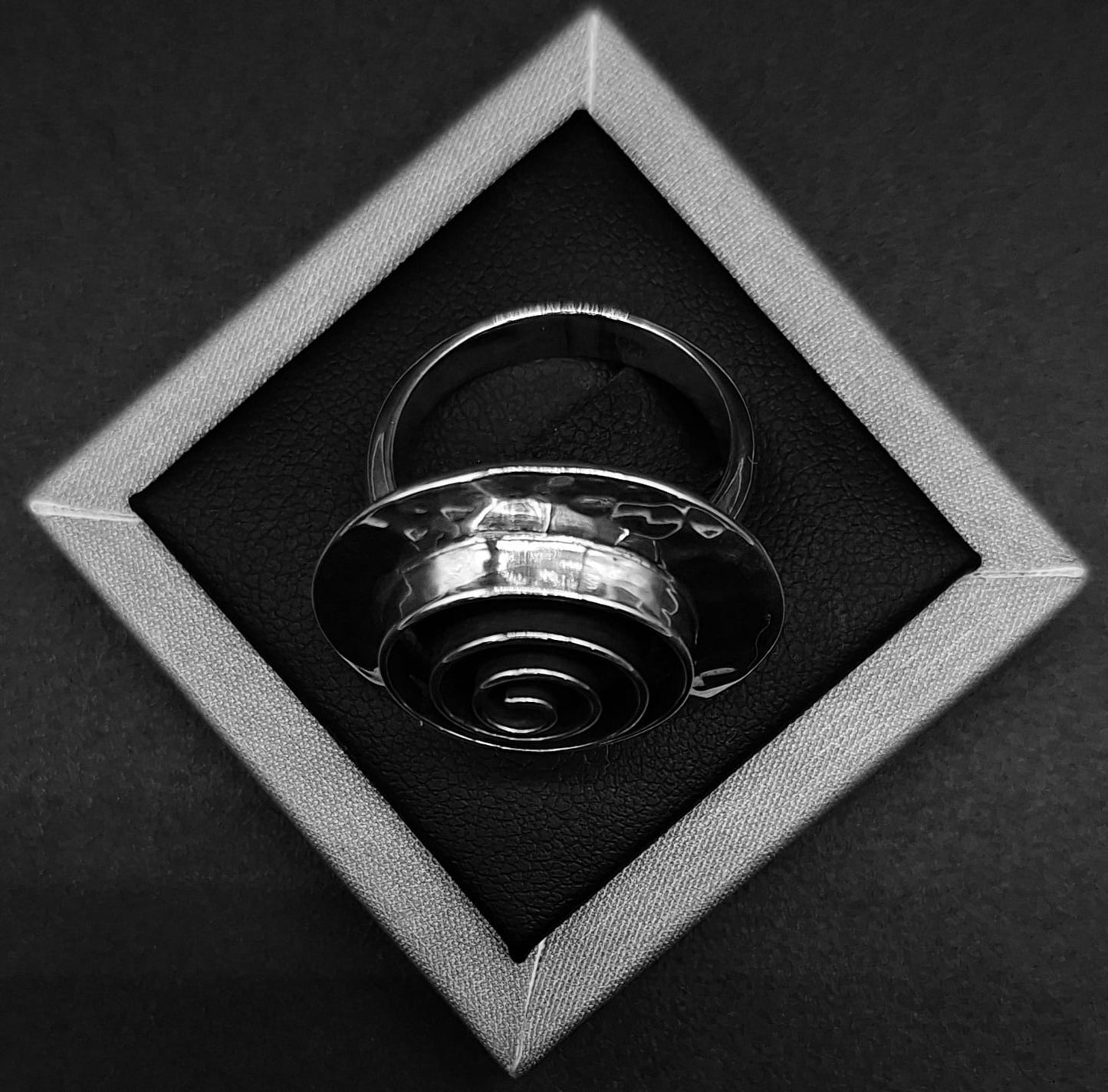 ANILLO PLATA LEY 925 , LABERINTO